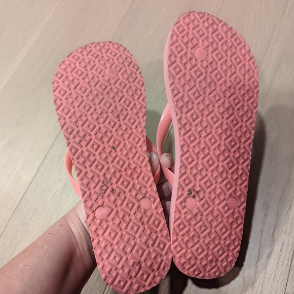 Tory Burch Pink Patterned Flip Flops - Picture 6 of 10